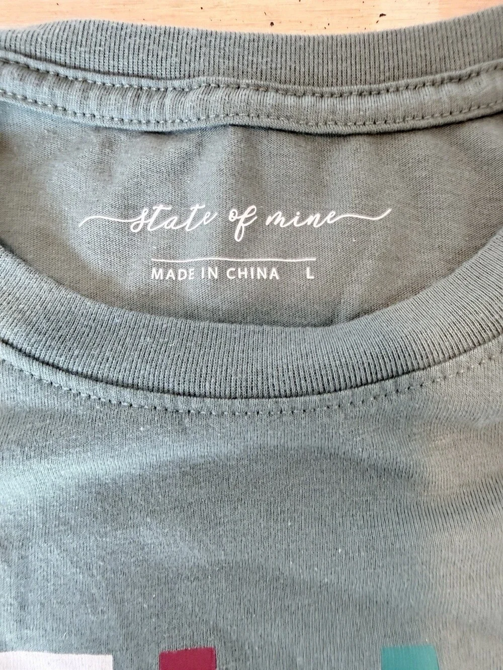 Hello Fall T-shirt, Olive Green, Size Large